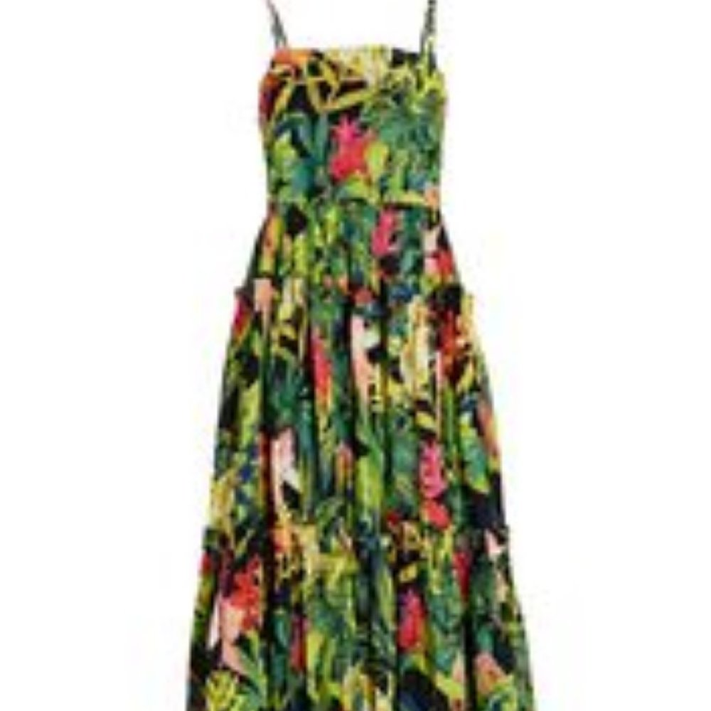 Cara Cara Harbour Island Cotton Midi Dress Size XS
